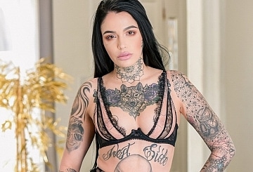 Penthouse Gold HD porn video: Tattooed Babe Leigh Raven Begs for BBC
