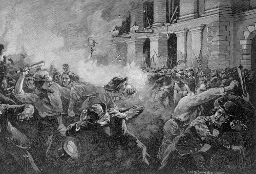 Penthouse Gold porn video: The Astor Place Riot of 1849