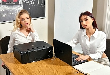 Penthouse Gold HD porn video: Alexa Flexy & Ashly Rabbit Team Building