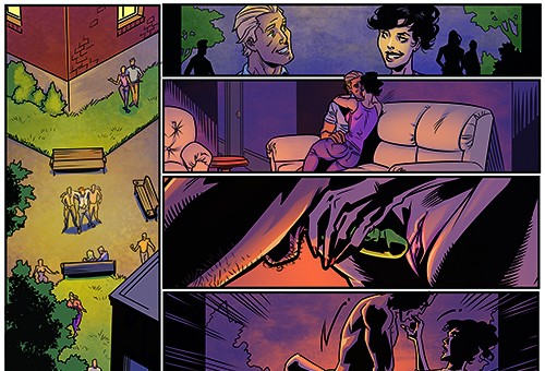 Penthouse Gold porn video: Around the Courtyard