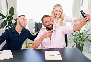 Penthouse Gold HD porn video: Haley Spades' Lesson in Sexy Threesomes